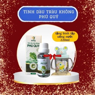 Tinh dầu Trầu không Phú Quý 20ml tặng kèm quà cho bé- Tinh dầu Phú quý trầu không bôi ho cho bé, PHÚ QUÝ 20ML