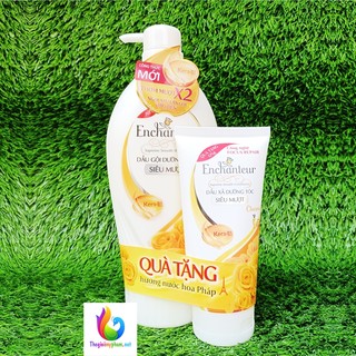 [Tặng Xả 125g]Dầu Gội Enchanteur Charming 650g