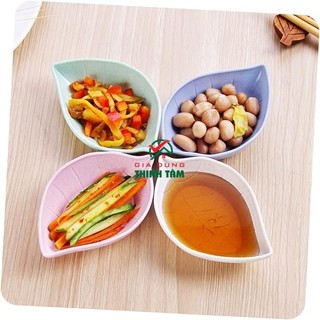 [THỊNH TÂM] Chén Dĩa Nước Chấm Nhựa PP Lúa Mạch Đủ Kiểu