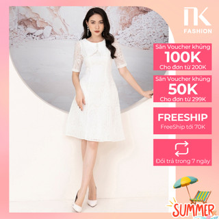Đầm Thiết Kế Công Sở NK Fashion Chất Vải Ren Mềm Mượt Phù Hợp Đi Làm Và Dự Tiệc NKDV2210001