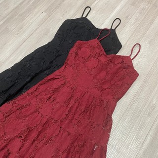 Đầm 2 dây ren xòe vnxk xịn moteau 2 màu xinh xắn đi tiệc trẻ trung thoải mái