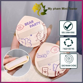 Bông phấn, bông mút trang điểm, bông mút tán nền xixi khô và ướt siêu mềm gj69