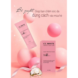 [Giá sỉ] Chống nắng CC white chính hãng giá tốt nhất, hỗ trợ ngăn ngừa lão hoá da