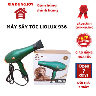 GOLDSUN Máy sấy tóc Lio-936 công suất lớn 1600W 2 chiều nóng lanh sấy nhanh khô, ionic bảo vệ tóc