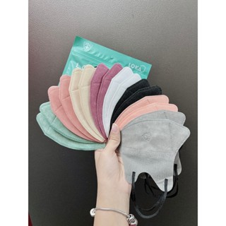 [500 Chiếc] Khẩu trang 5D Loka Mask đạt chuẩn y tế kháng khuẩn tốt ôm gọn vải cotton không dệt thoáng khí, mỏng nhẹ