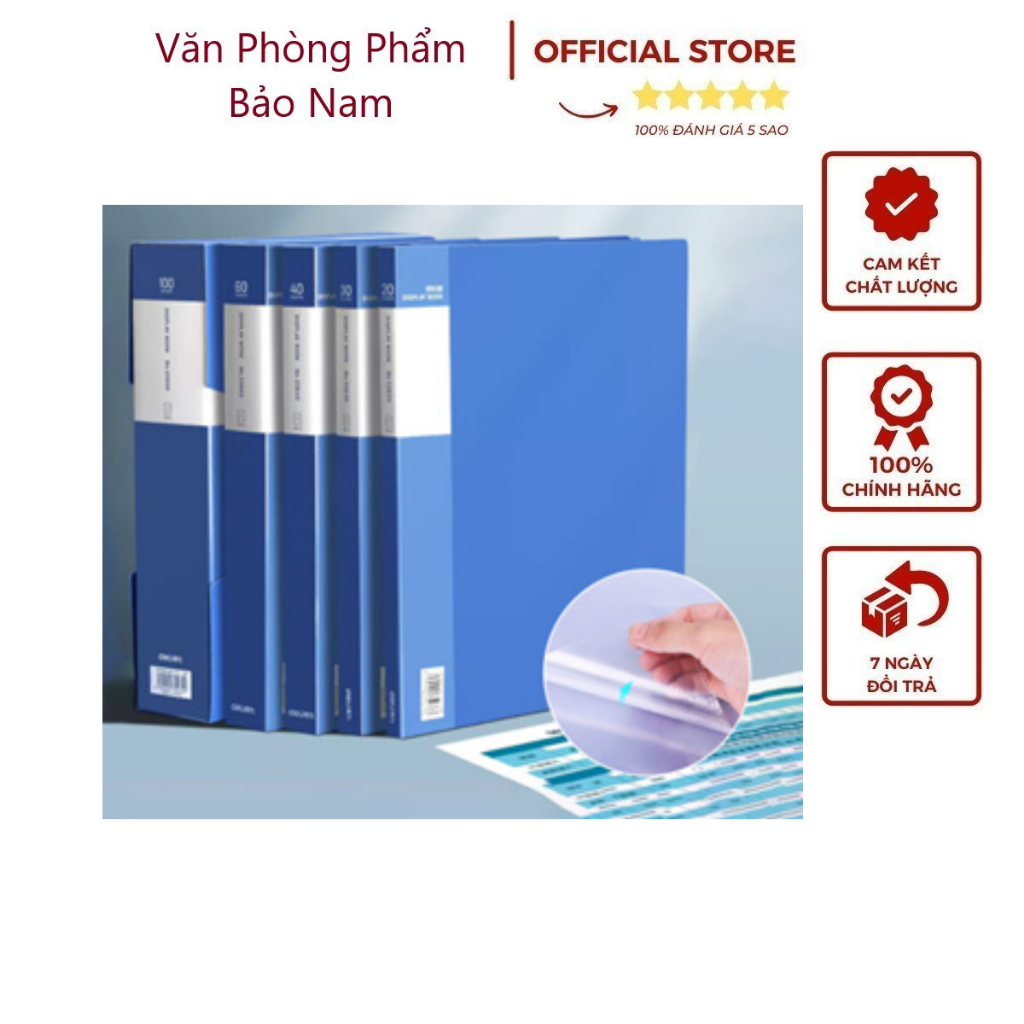 File lá A4 học sinh, file đựng tài liệu hồ sơ văn phòng nhiều ngăn,tệp đựng tài lệu 10 20 30 40 lá - VPP Bảo Nam