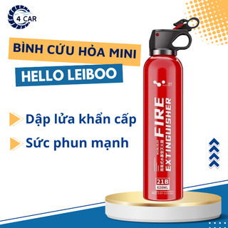 Bình Cứu Hỏa Mini HELLO LEIBOO 620ML, Bình Chữa Cháy Gốc Nước Dập Lửa Khẩn Cấp Ô Tô, Xe Máy, Nhỏ Gọn, Tiện Lợi