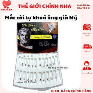 Mắc cài kim loại tự khoá ông già mỹ mắc cài tự buộc ông già