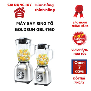 Máy xay sinh tố Goldsun GBL4160 công nghiệp, công suất lớn, 7 chức năng lựa chọn, dễ dàng sử dụng bh chính hãng 12 thang