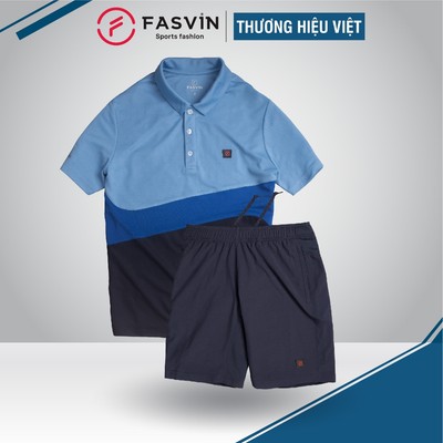 Bộ quần áo thể thao nam FASVIN AB21452.HN chất vải mềm nhẹ co giãn thoải mái