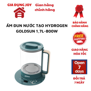 Ấm đun nước tạo Hydrogen Goldsun GKT2671 1,7L tích hợp 10 chế độ nấu thông minh, điều chỉnh nhiệt độ