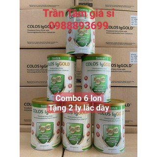 6 lon Sữa non Colos igGold - sữa non alpha lipid 450g nhập khẩu New Zealand.