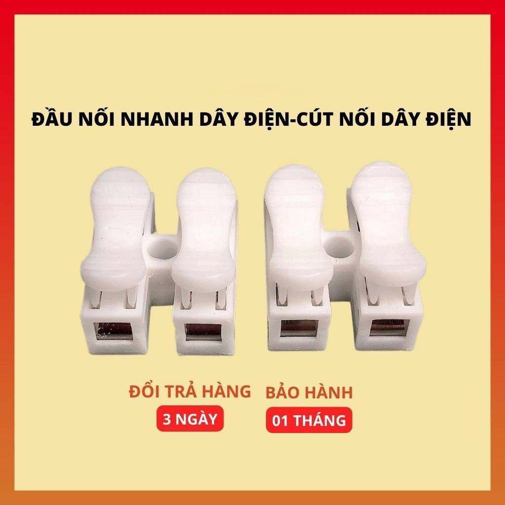 Đầu nối nhanh dây điện - Cút nối dây điện CH-2 2P