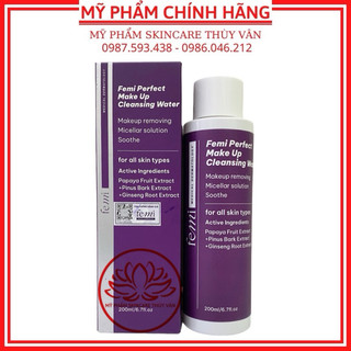 Nước tẩy trang hàn quốc chính hãng femi 200ml