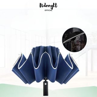 Dù Ô Tô Gấp Ngược Tự Động Đóng Mở 2 Chiều, Vải dù cao cấp, chống thấm nước cực kì tốt