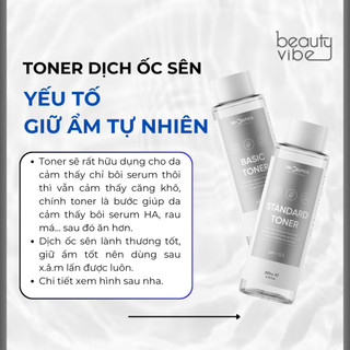 Hàng CTY - Toner dịch ốc sên phục hồi làm dịu da DrCeutics Basic & Standard 200ml