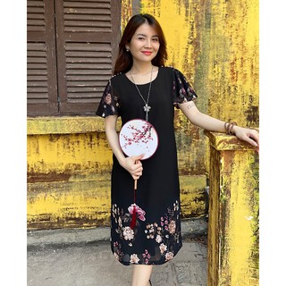 Đầm suông tay tiên mã D16