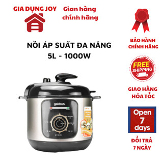 Nồi áp suất điện đa năng công suất 1000W dung tích 5L Goldsun GPC5502-M