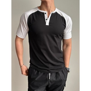 Áo Thun Raglan Nam Ngắn Tay Triiable Raglan Short Sleeve T-Shirt Nam Tính, Fullsize Slimfit