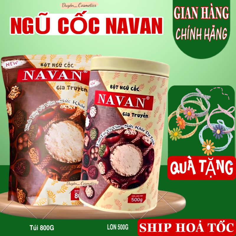 Ngũ cốc lợi sữa navan 7 loại đậu 800gr