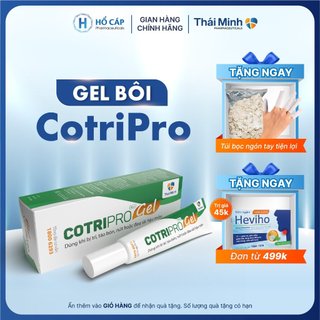  Cotripro Gel Thái Minh - Dùng Khi Bị Trĩ, Táo Bón Và Rát Hậu Môn, Giúp Co Nhanh Búi Trĩ - Tuýp 10g & 25g