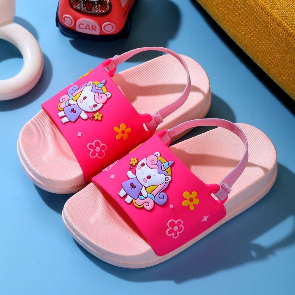Dép tập đi quai thun, lê có quai siêu nhẹ cho bé trai bé gái size 18-23