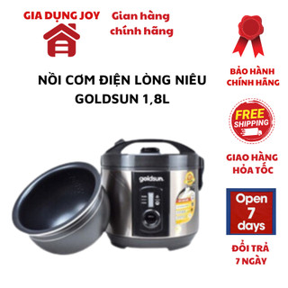 Nồi cơm điện lòng niêu Goldsun Việt Nam GRC5042 - Dung tích 1.8L, lòng nồi dày tới 1.6mm - Bảo hành 12 tháng chính hãng