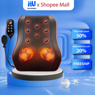 Gối Massage Cổ Vai Gáy KL-19 Gối Massage Hồng Ngoại Loại 1 Chính Hãng Công Nghệ Nhật Bản