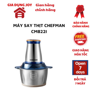 Máy xay thịt Chefman CM822i, Máy xay thịt đa năng chính hãng, có cối bóc hành tỏi. Bảo hành chính hãng 12 tháng