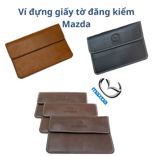 Ví đựng giấy tờ đăng kiểm xe ô tô logo Mazda