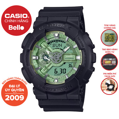 Đồng hồ Nam Dây Nhựa Casio G-Shock GA-110CD-1A3DR chính hãng bảo hành 5 năm Pin trọn đời