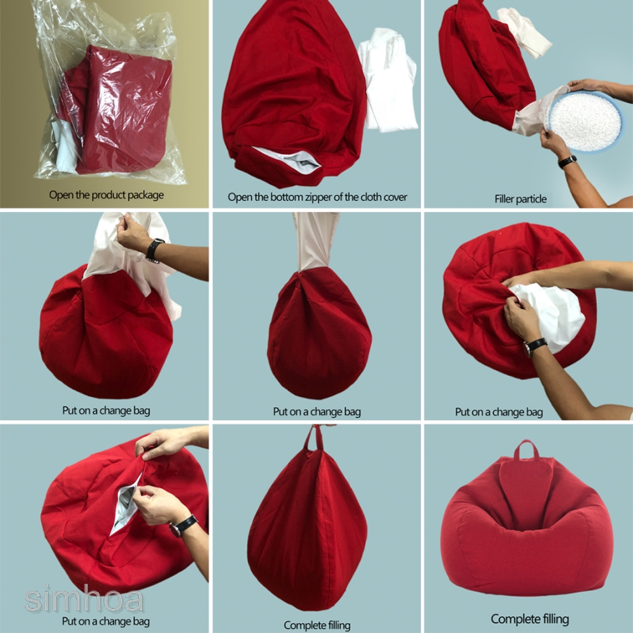 Ghế Sofa Lười Trong Nhà Mềm Mại Kích Thước S / M / L / XL Dành Cho Người Lớn Và Trẻ Em | BigBuy360 - bigbuy360.vn