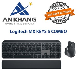 Bộ bàn phím chuột Logitech Mx Keys S Combo - Hàng Chính Hãng
