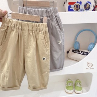 Quần ngố kacady cho bé trai, quần short vải thô mềm cho bé từ 13-35kg