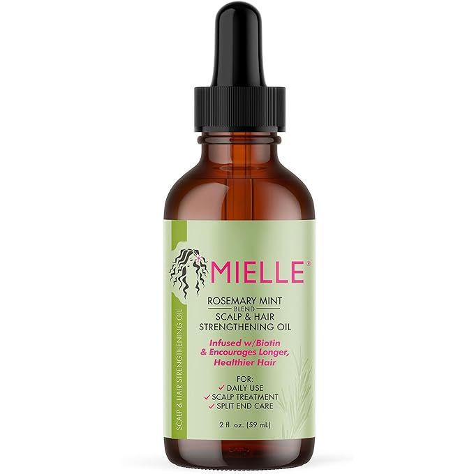 Dầu dưỡng tóc và da đầu Mielle Organics Rosemary Mint Scalp & Hair Strengthening Oil 59ml