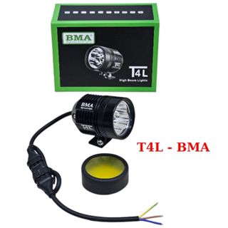 (Tặng Len Vàng) Đèn Trợ Sáng T4L BMA - 12V DC 50W Hàng Cap Cấp Chiếu Xa, Chống Nước IP68