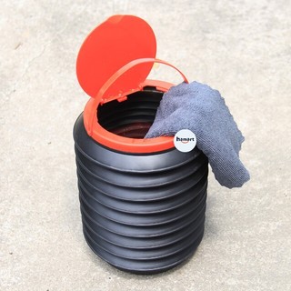 Thùng rác co giãn mini để trên ô tô – dung tích 4l