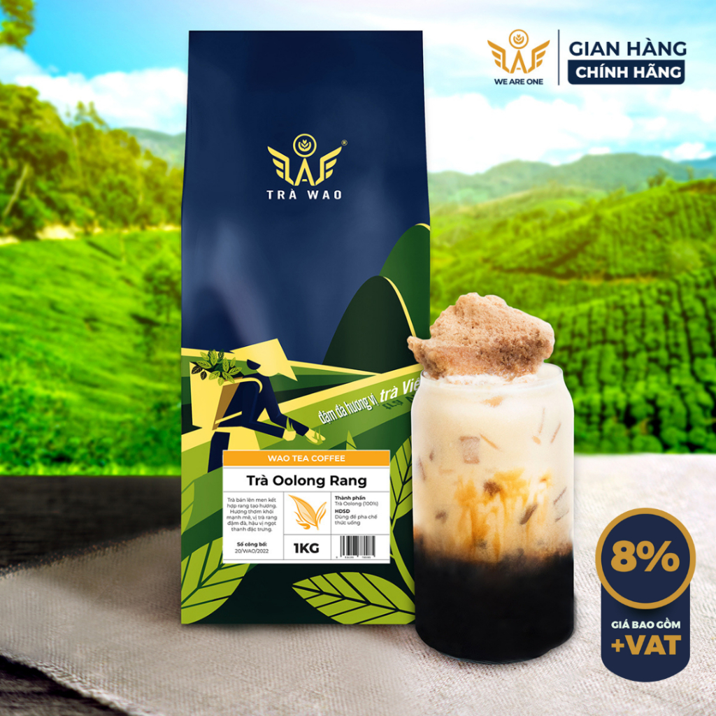 Trà Oolong Rang WAO (1kg) pha trà sữa oolong nướng đậm vị cực thơm