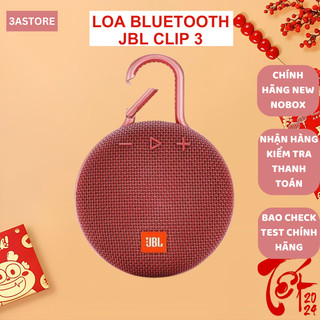 Loa bluetooth mini giá rẻ jbl clip 3 chính hãng nobox new 100% - bảo hành 6 tháng đổi mới