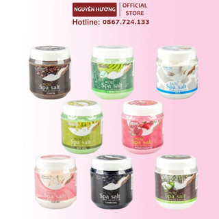 Muối tắm Mori Spa Salt các mùi hương 700g, muối tắm tẩy da chết Mori Spa, muối tắm Thái Lan