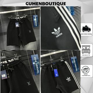  Quần Short Nam In Logo Cạp Chun Chất Vải Cực Thoáng - Quần Đùi Nam In Lo go Siêu Chất