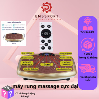 Sẵn hàng- Máy Rung Lắc Giảm Mỡ Toàn Thân 120 nấc rung, Máy Massage Bụng Giảm Mỡ, Giảm Cân Hiệu Quả Hơn Máy Tập Gym - AMO