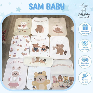 Tấm lót chống thấm 4D cho bé - Tấm lót thay bỉm kích thước 50x70 cm