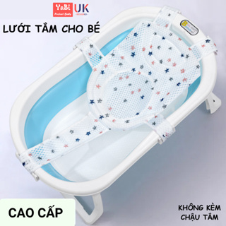 Lưới tắm cho bé sơ sinh Yabi cao cấp 5 kẹp an toàn dễ dàng điều chỉnh kích