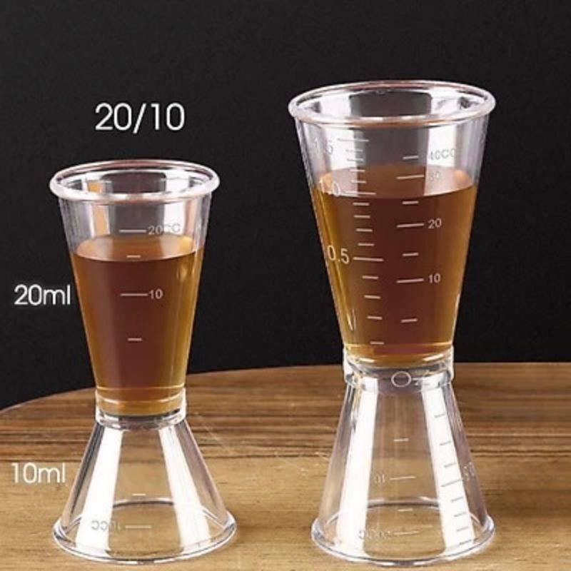 JIGGER ly đong 2 đầu pha chế chia vạch định lượng