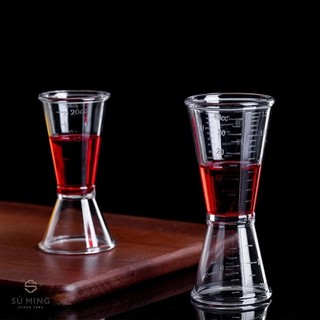 JIGGER ly đong 2 đầu pha chế chia vạch định lượng