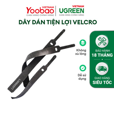 [GIFT] Dây dán Velcro tiên lợi Ugreen LP146 | Tiện dụng đa năng | Chống rối cáp | 50370