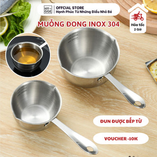 Muỗng đong inox 304 cán gỗ đa năng