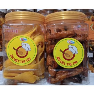 500g xoài sấy dẻo, 500g chuối sấy dẻo