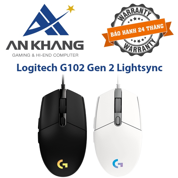 Chuột Gaming Logitech G102 - Hàng Chính Hãng
